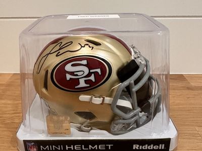 Fred Warner Signed San Francisco 49ers Riddell Mini Helmet Beckett Authenticated