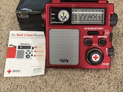 Eton FR-300 American Red Cross Emergency Radio AM/FM Weather Receiver Light