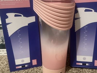 MAX Electric Shaker Bottle - Tritan Food Grade Material, 800ml/28oz - Pink