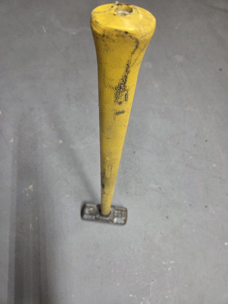 Heavy-Duty Sledge Hammer - 12LB Head, Durable Yellow Handle