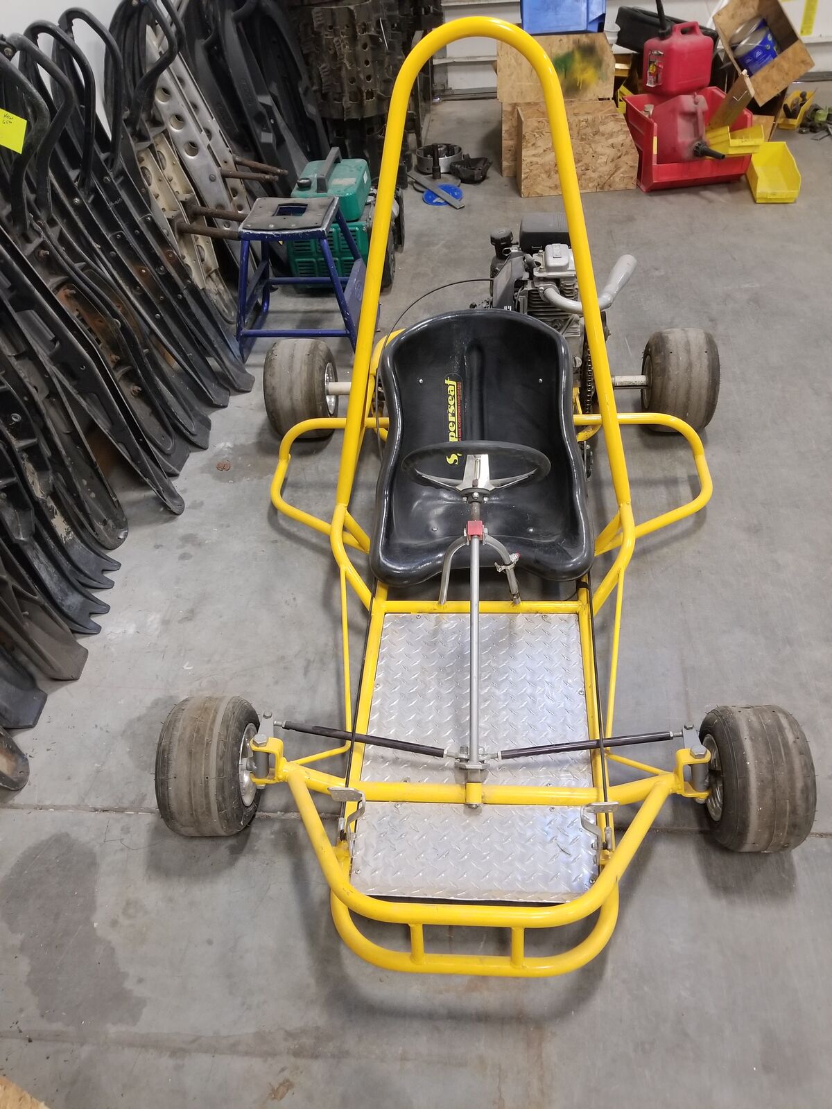 NEW CUSTOM BUILT GO CART WITH 6.5 ohv HONDA MOTOR FOR SALE