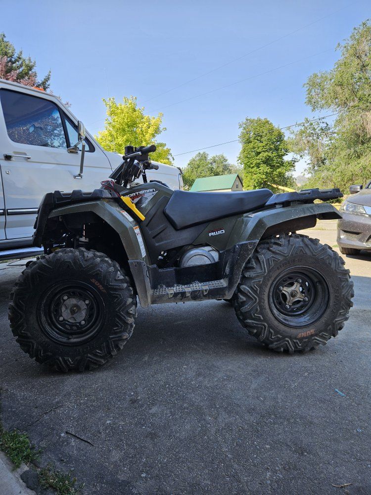Polaris Sportsman AWD ATV - Green - 2,415 Miles