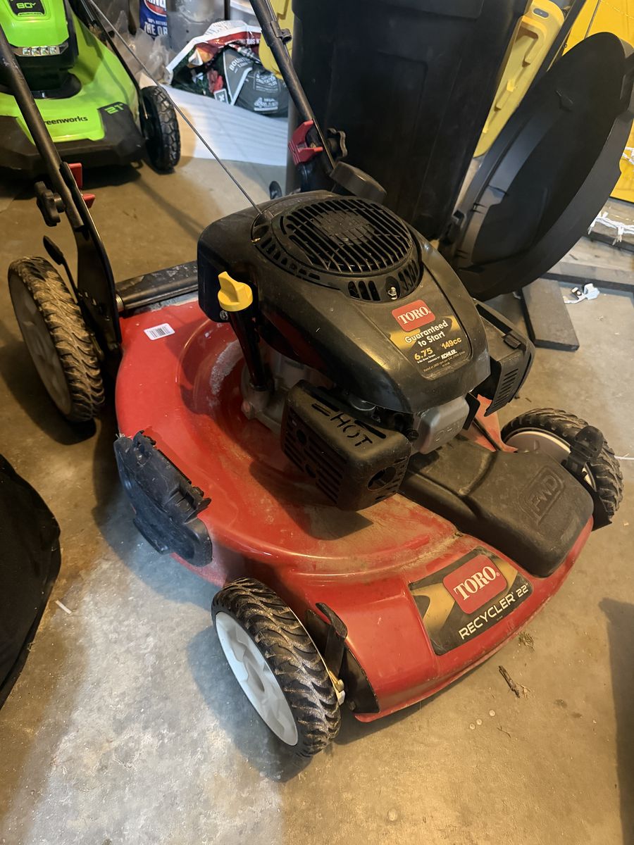 Toro Recycler 22 Gas Lawn Mower 149cc Kohler Engine FWD