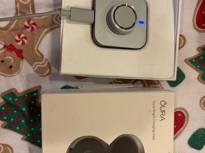 Oura Ring Charger and Charging Case - Size 10Compatible, Grey