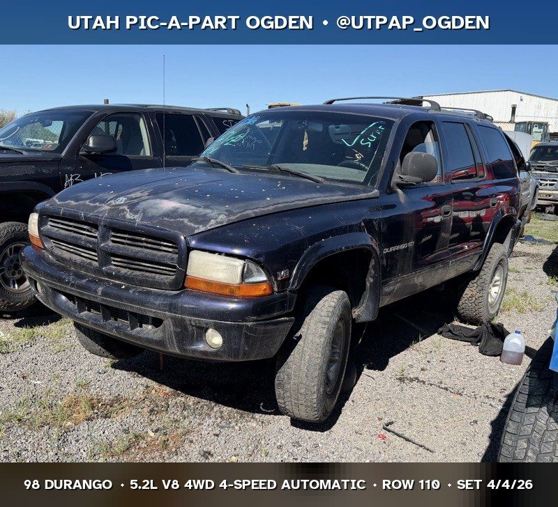 1998 Dodge Durango Parts - UTPAP Ogden