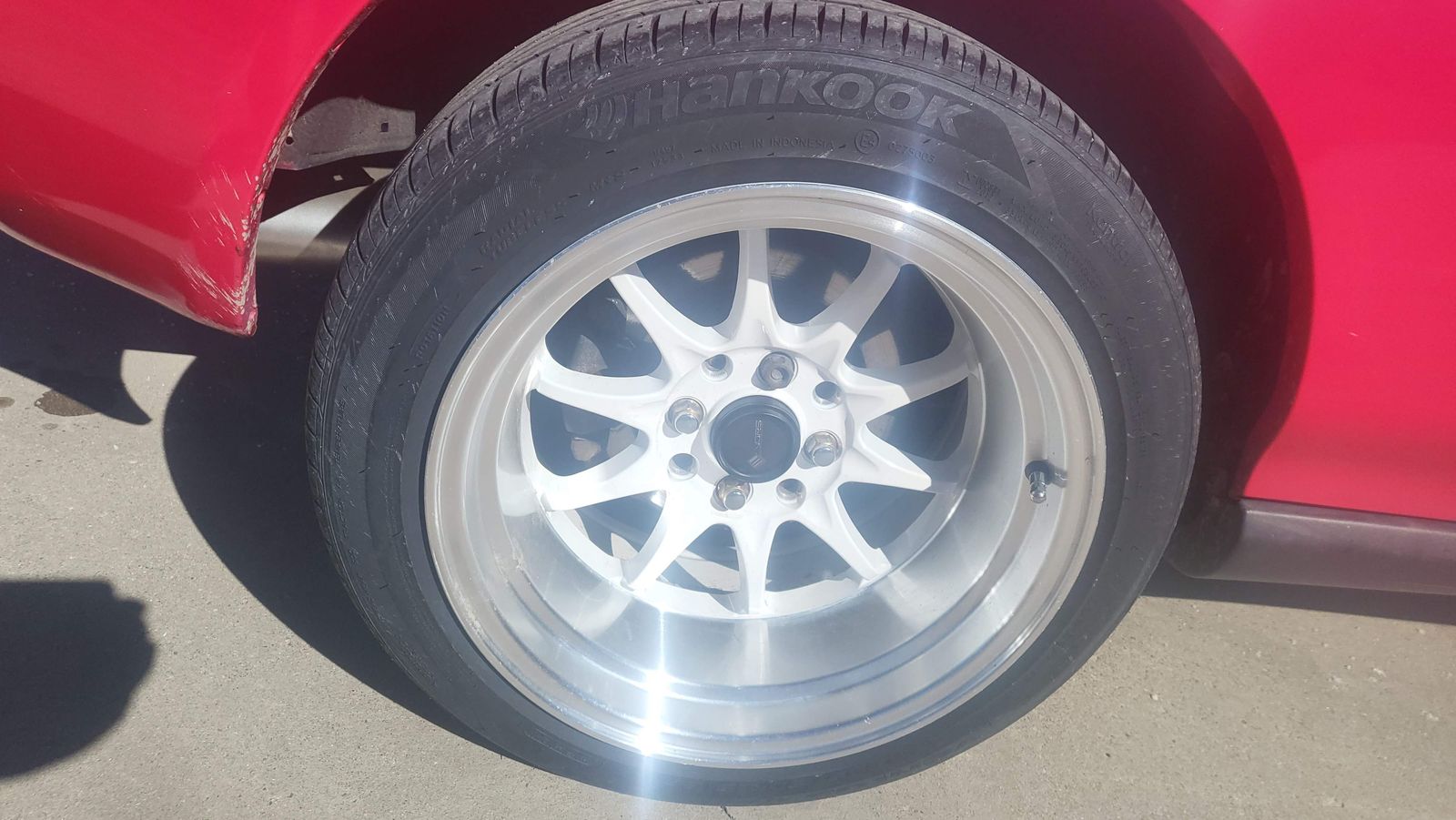 Hankook 205 50R15 Tires and Rims - set of 4