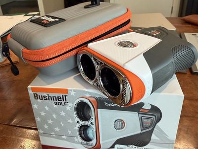 Bushnell Golf Tour V6 Shift Patriot Pack Rangefinder with Case and Box