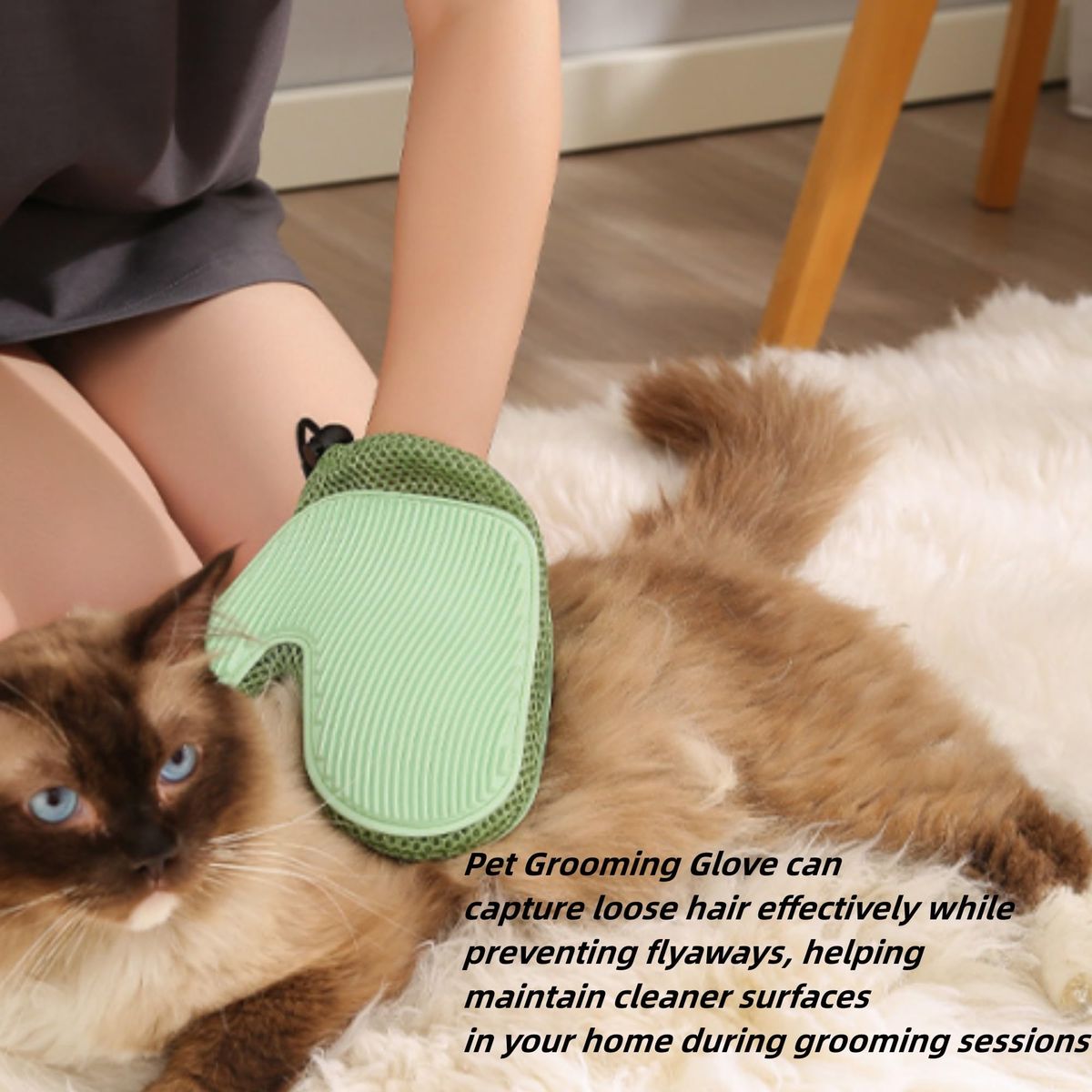 New! Pet Hair Remover Glove, All-in-One Grooming Mist Glove for Pets, Upgrade Efficient Pet Hair Remover Electrostatic