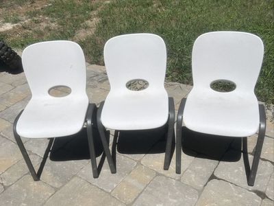 Set of 3 Lifetime Stackable Plastic for children’s