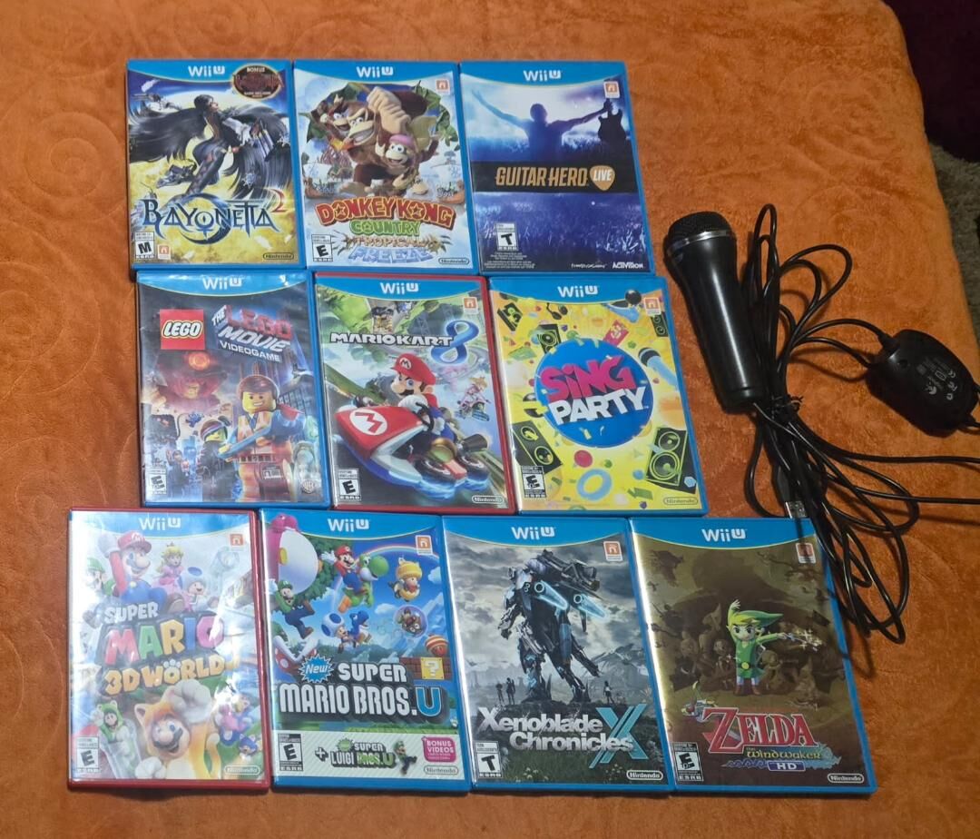 Nintendo Wii game bundle including Zelda Windwaker Hd! Trades considered!