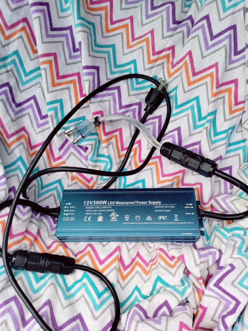12V 300W LED Waterproof Power Supply YSD-12300-DTL IP67 Transformer