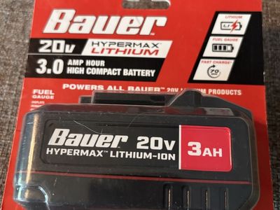 Bauer 20V HYPERMAX Lithium-Ion 3.0Ah High Impact Battery 1702C-B - New