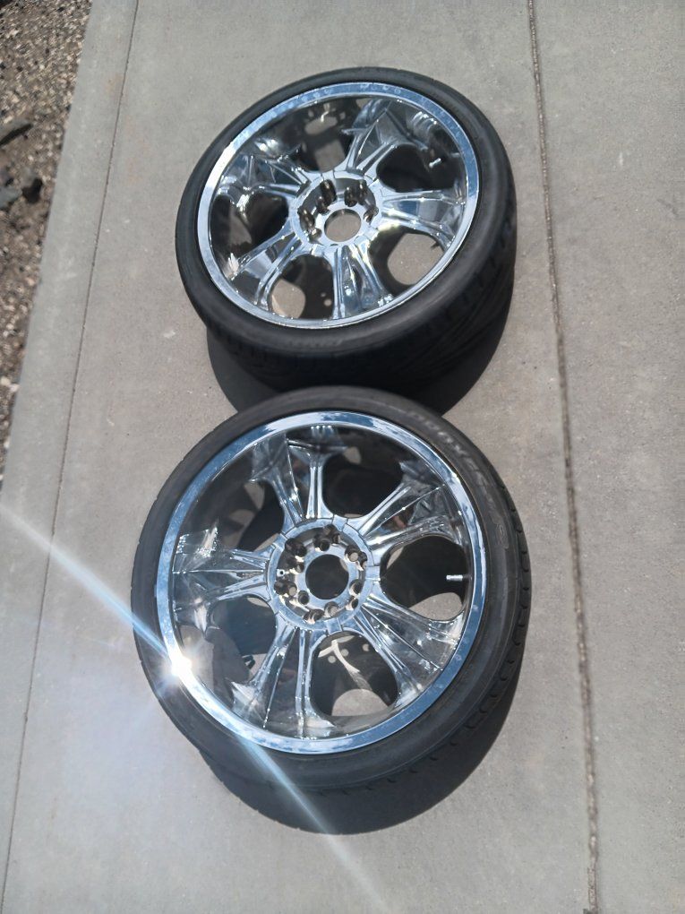 20” Toyo Tires + Rims – Mounted Once – Must Go Today