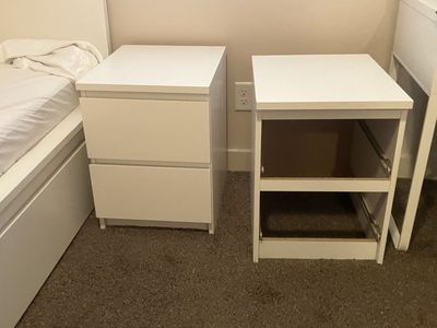 IKEA Twin with Matching Side Tables