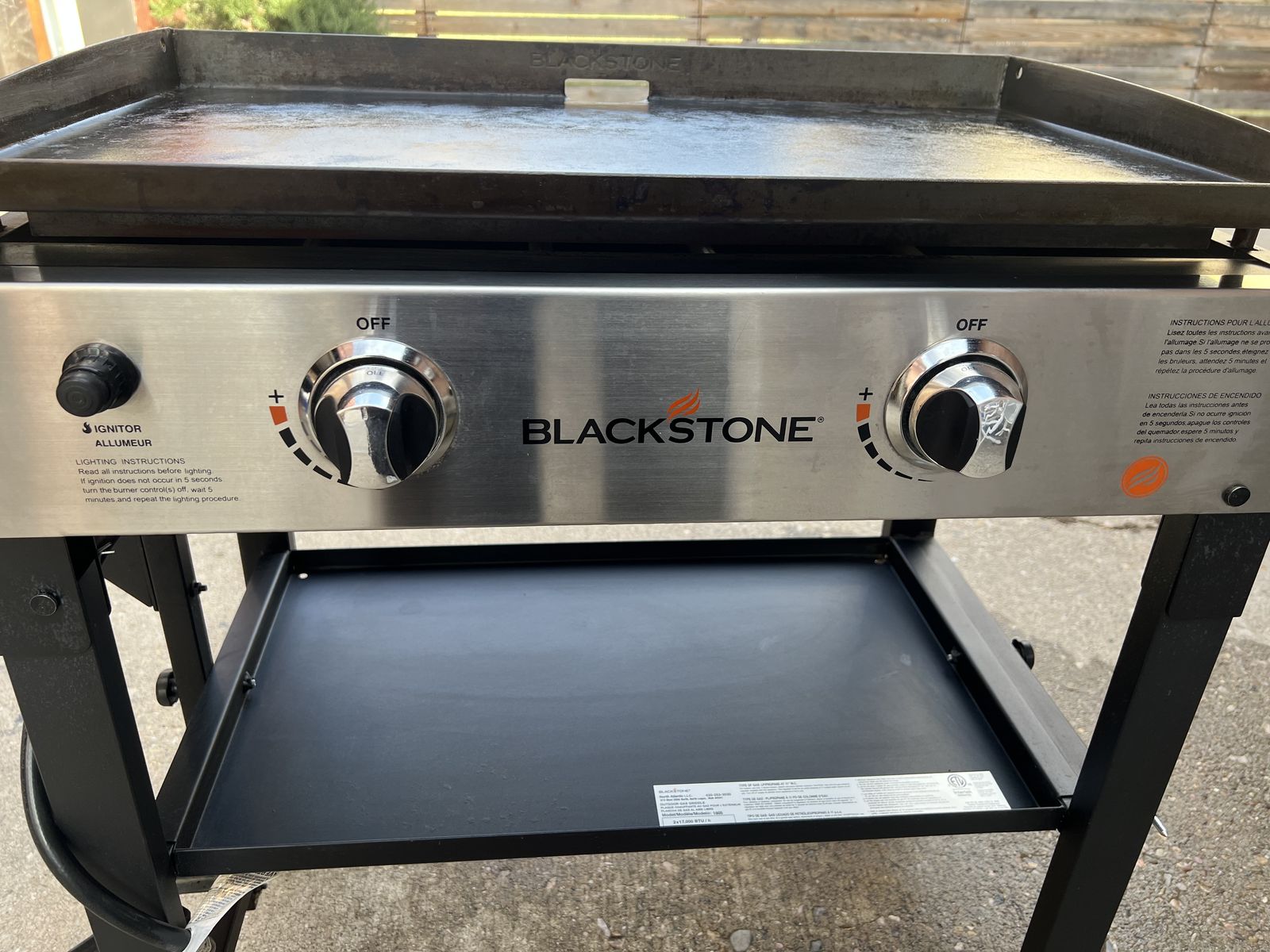 Blackstone Griddle With Canvas Cover