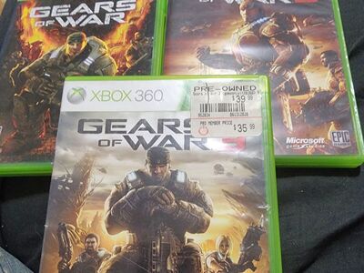 Xbox 360 Gears of War trilogy games