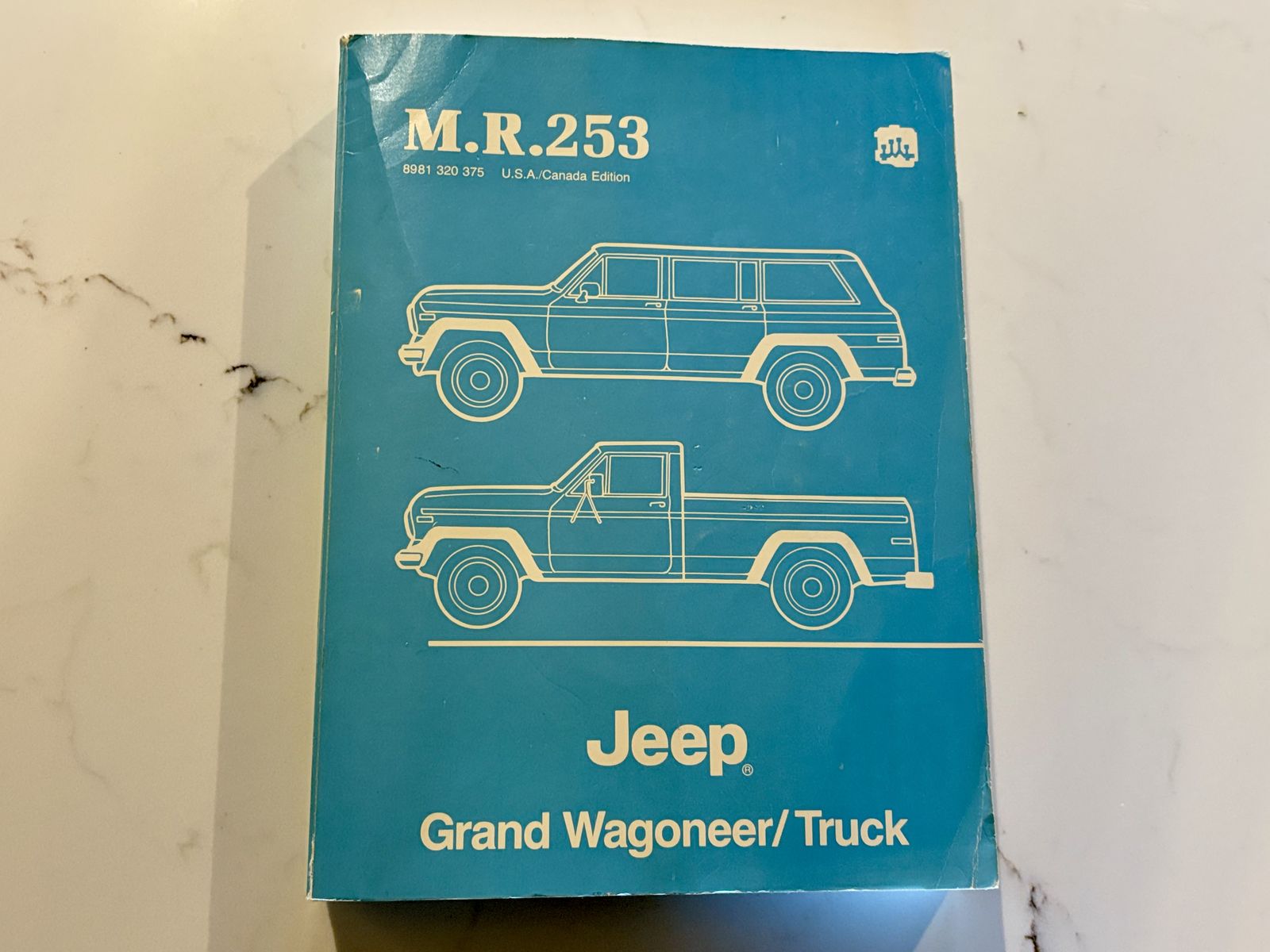 Official Jeep Grand Wagoneer dealer service shop repair manual 1980’s MR 253  1984