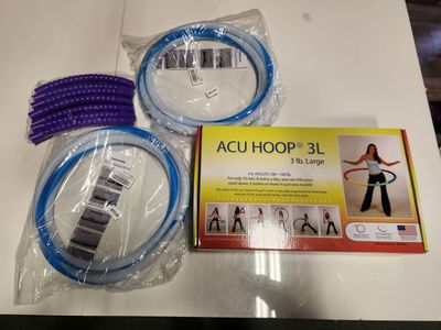 Hula Hoop Fitness Bundle – Weighted 3LB ACU Hoop + 3 More – New – $30