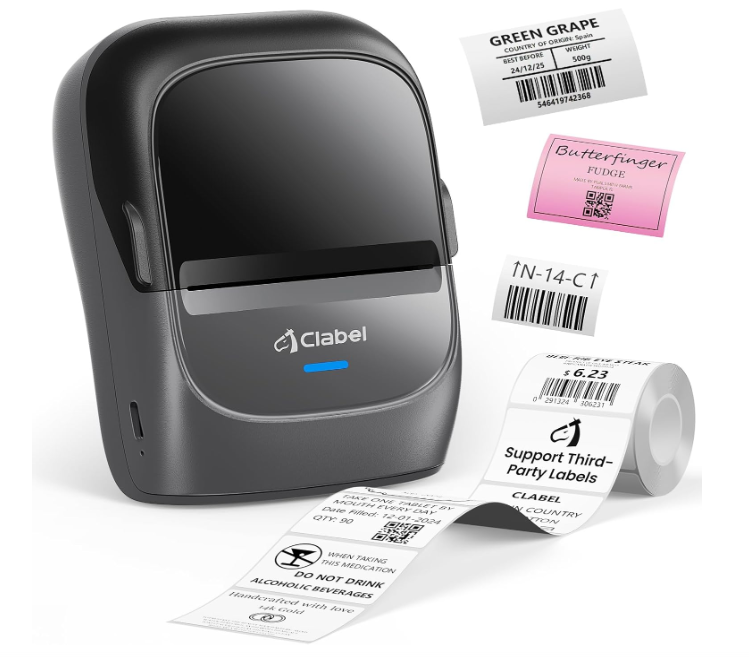 New in box Label Maker Machine with Tape