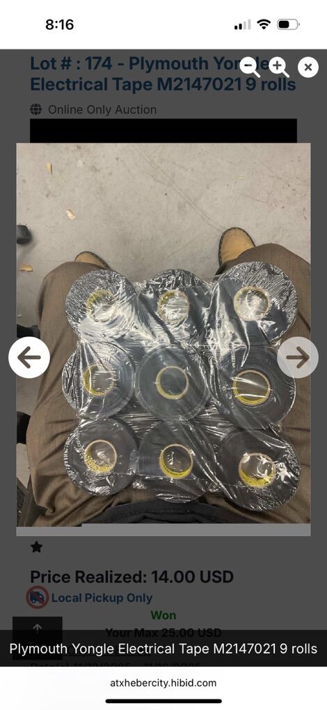 Plymouth Yongle Electrical Tape M2147021