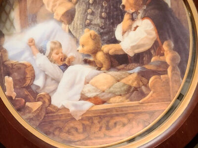 1991 Edwin M Knowles Goldilocks & The Three Bears Lmtd Edition Collectors Plate