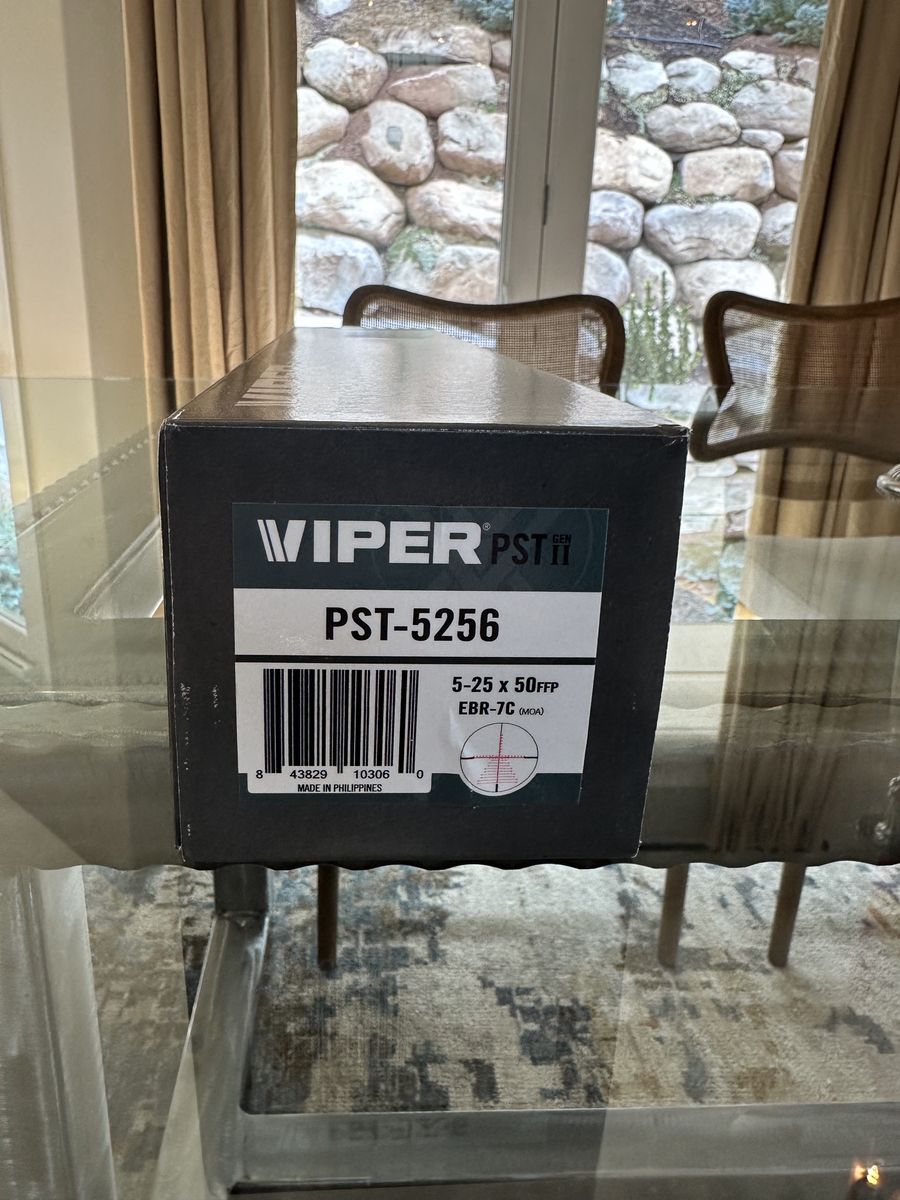 Vortex Viper PST Gen2 5-25x50 FFP rifle scope 