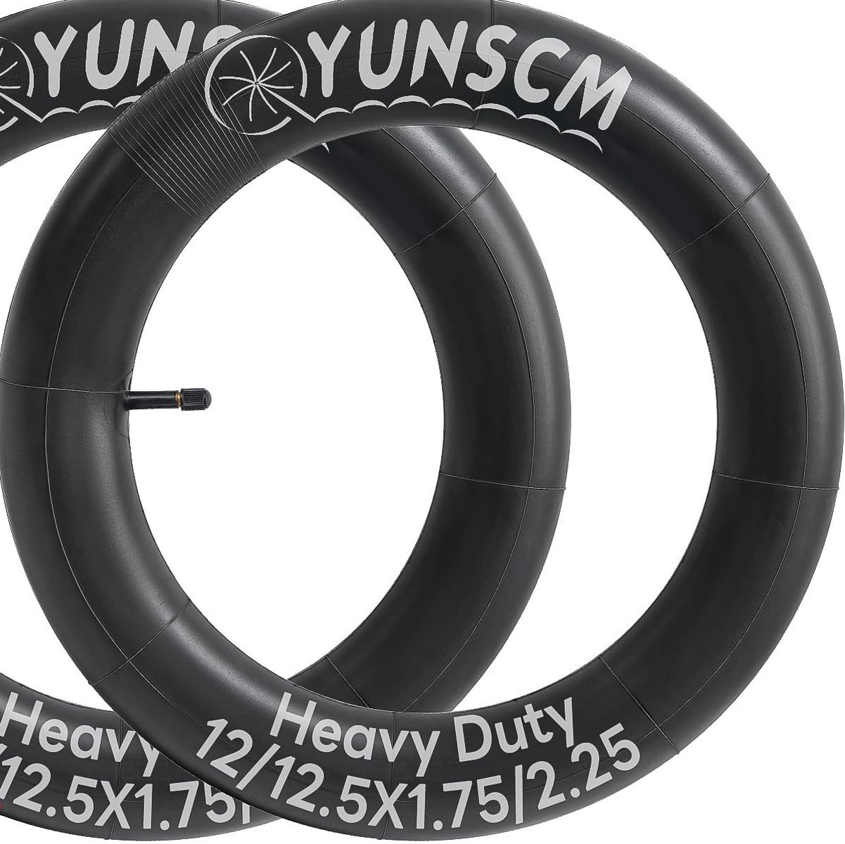 @+ Bike Inner Tubes (2 tubes) YunSCM 12/12.5 inch AV Schrader Valve
