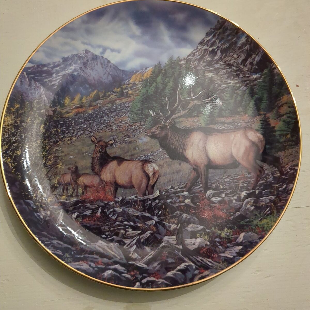Bruce Miller collectors plate