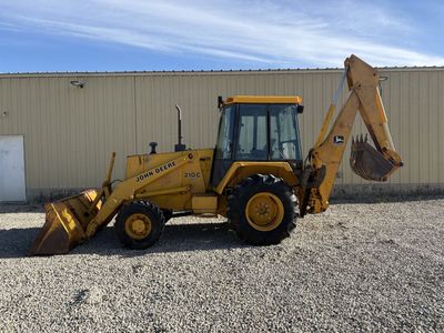 1989 John Deere 210c 4x4 mini backhoe