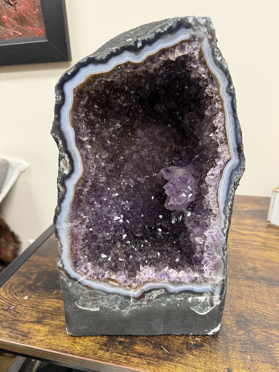 Stunning Amethyst Cathedral Geode
