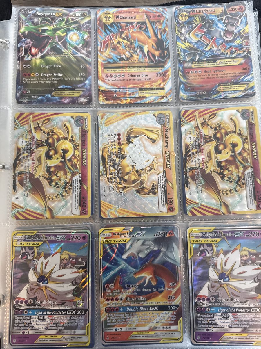 Binder with RARE Pokémon cards