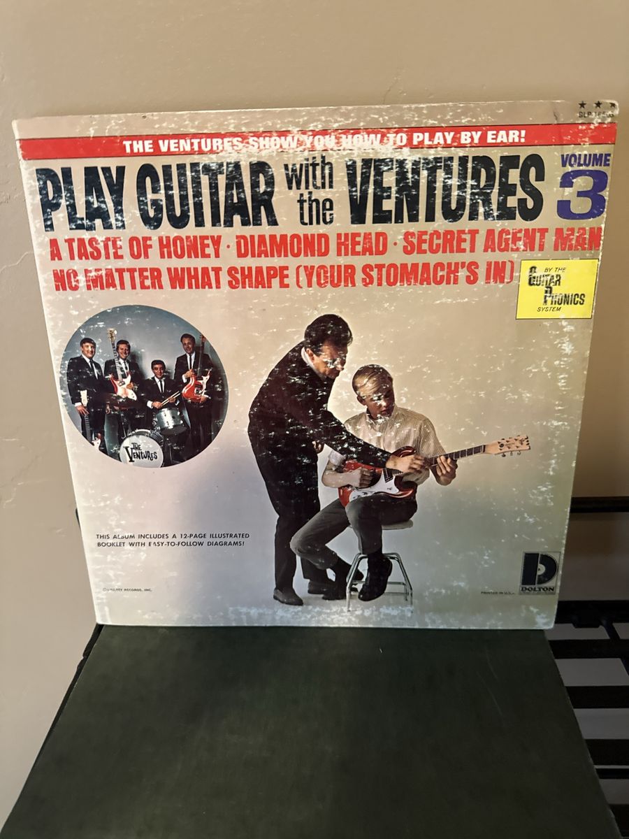 Play Guitar With The Ventures Volume 3 Vinyl LP Album Dolton Records BLP-16503