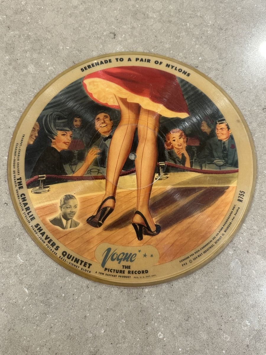Vogue Picture Disc Vinyl-Vintage-Charlie Shavers..