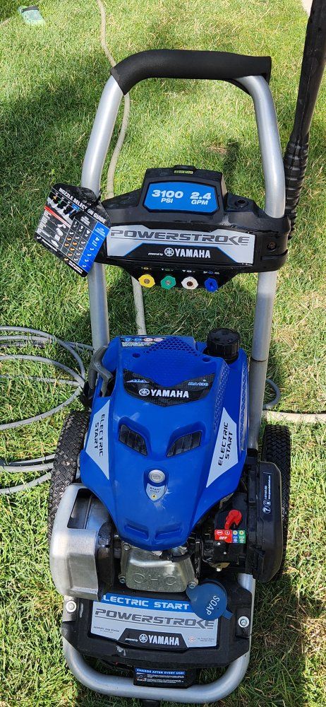 POWERSTROKE Yamaha Electric Start Pressure Washer - 3100 PSI, 2.4 GPM