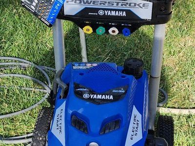 POWERSTROKE Yamaha Electric Start Pressure Washer - 3100 PSI, 2.4 GPM