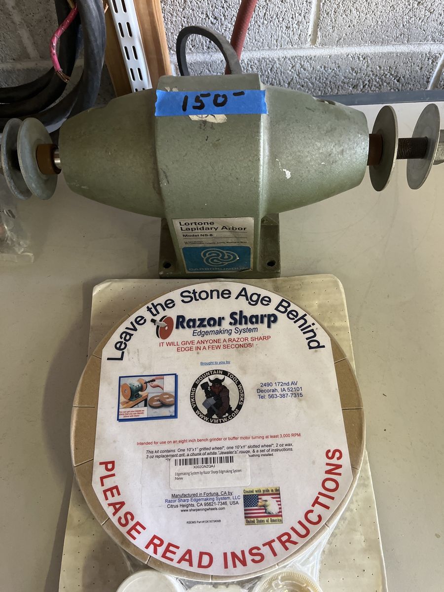 Knife, sharpening machine