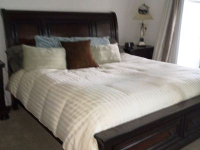 King size bedroom set.