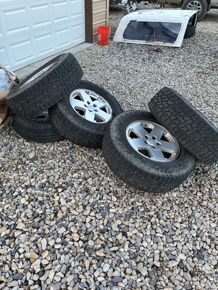 2008 Jeep Tires (price negotiable)