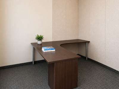 Private Office with Internet, Conference rooms, Kitchen, Print/Copy etc.