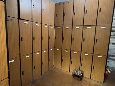 Commercial gym lockers!