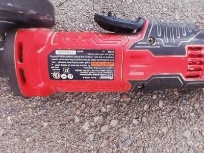 Bauer Y93EE-B 4-1/2" Corded Angle Grinder - Red/Black Power Tool