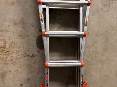17’ telescoping multi-position ladder