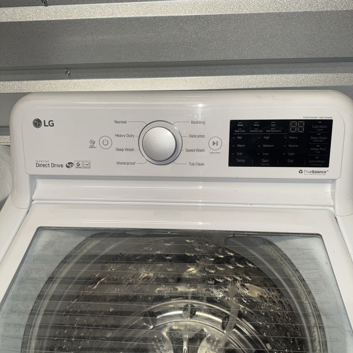 LG Inverter Direct Drive Washer and Samsung Electric Dryer Set White Used