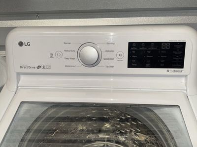 LG Inverter Direct Drive Washer and Samsung Electric Dryer Set White Used
