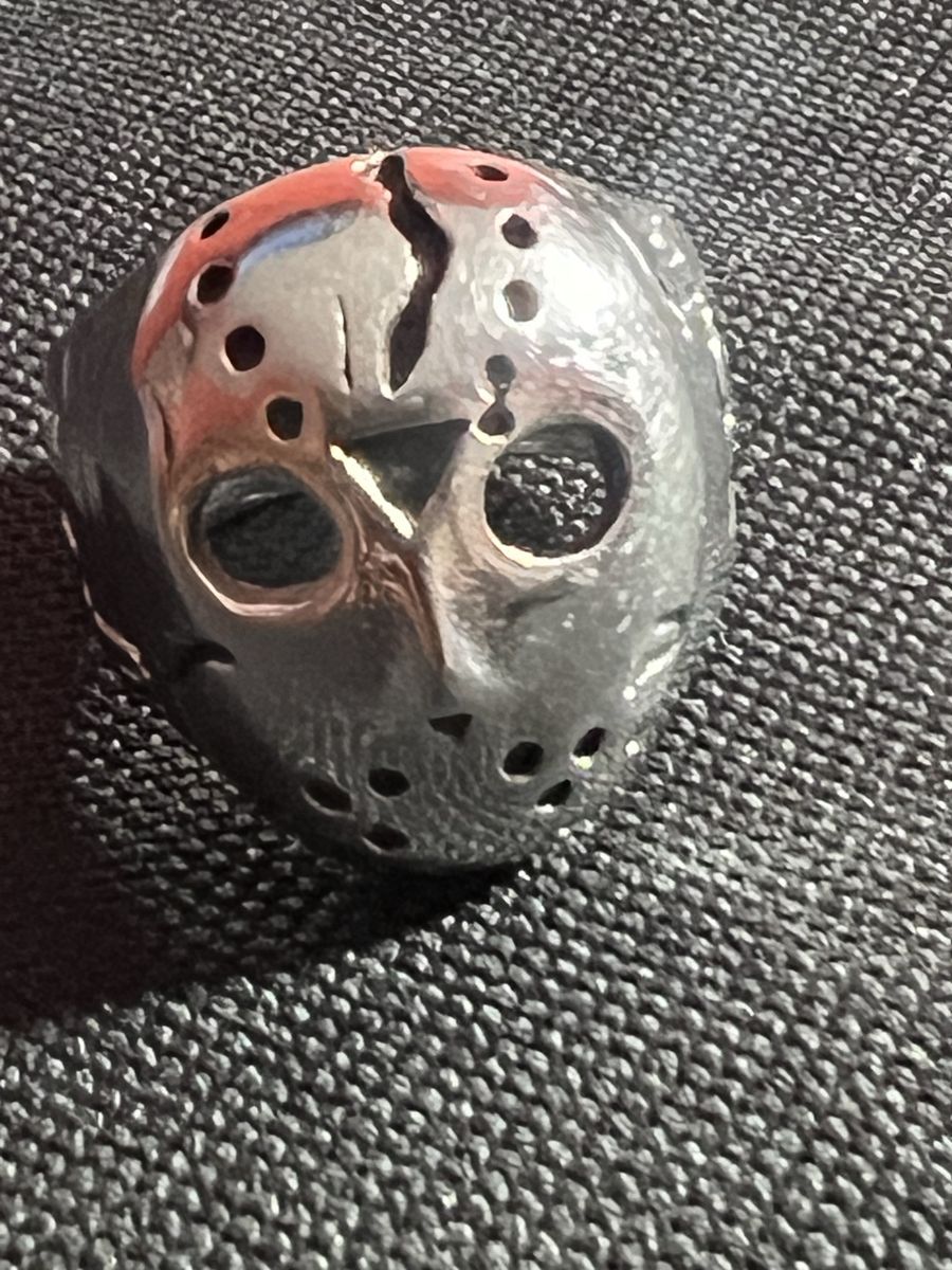 Unique Jason Voorhees Mask Ring - Silver Tone Size-10