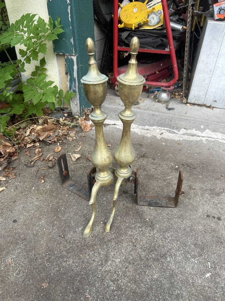 VTG Federal Style Fireplace Andiron