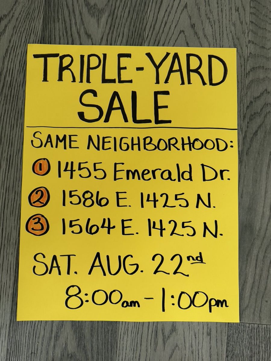 Yard Sales - Three Houses 