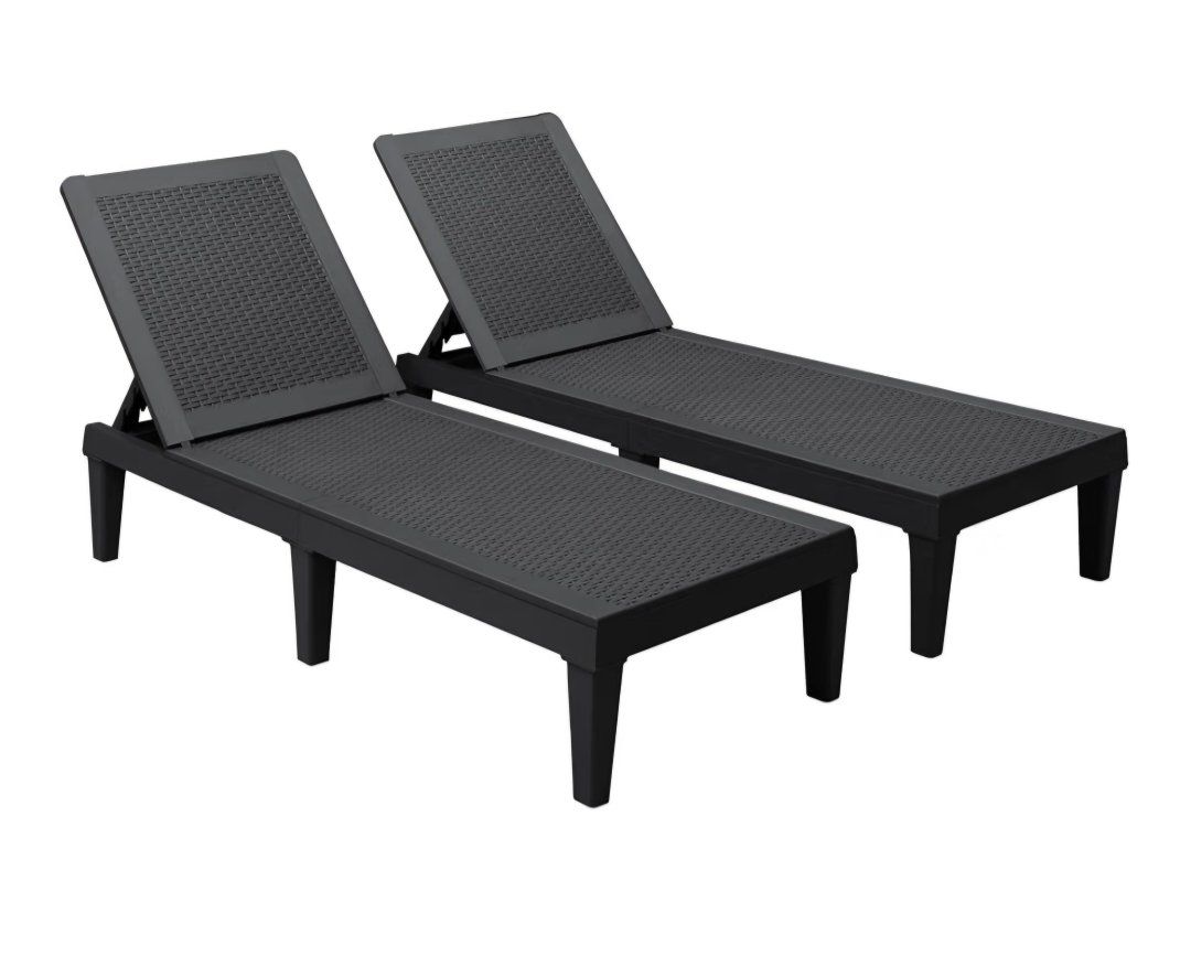Devoko Outdoor Chaise Lounge Chair Set of 2