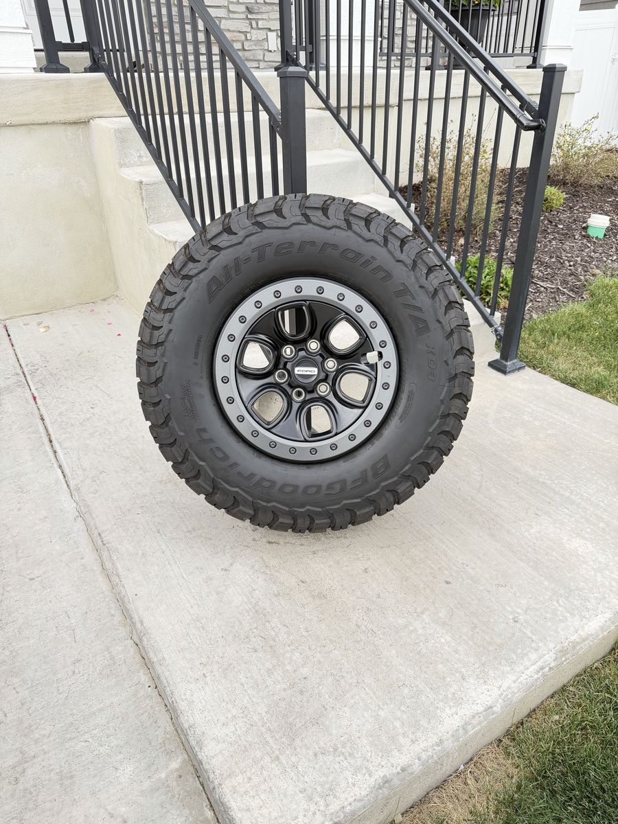 Ford F150 Raptor Rims and Tires 315/70R17 Bfg Ko3