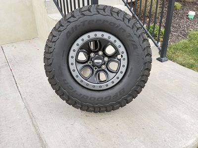 Ford F150 Raptor Rims and Tires 315/70R17 Bfg Ko3